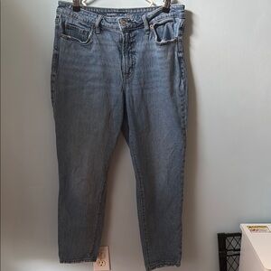 Old Navy Women's Straight Leg Jeans - Light Blue